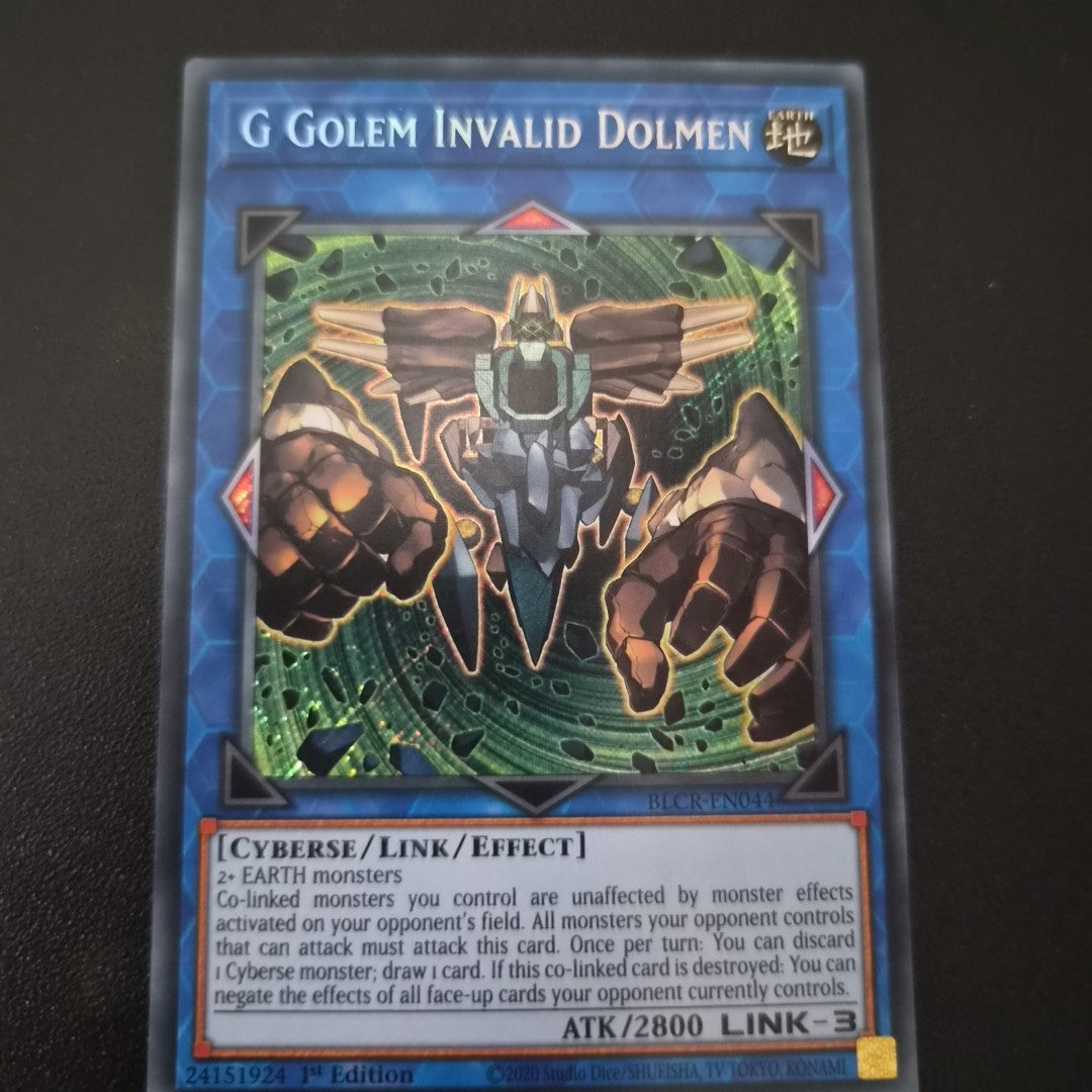 Yu-Gi-Oh! TCG G Golem Invalid Dolmen Battles of Legend: Crystal Revenge...
