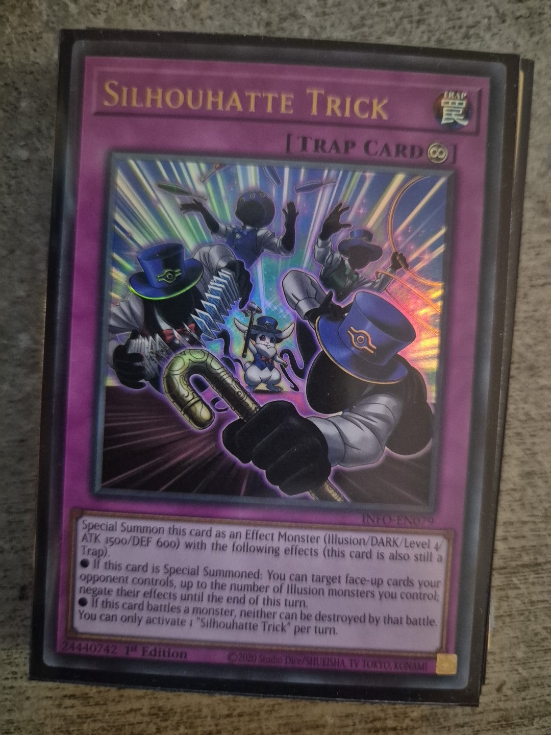 Silhouhatte Trick INFO-EN079 - 1st Edition Ultra Rare NM - M YUGIOH
