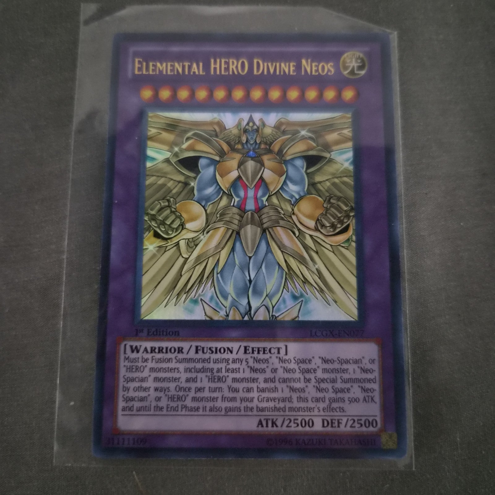 Elemental HERO Divine Neos - LCGX-EN077 - Ultra Rare Unlimited NM YuGiOh TCG