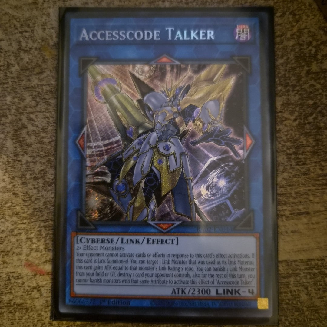 Yugioh Accesscode Talker RA02 EN044 Platinum Secret Rare 1st ED