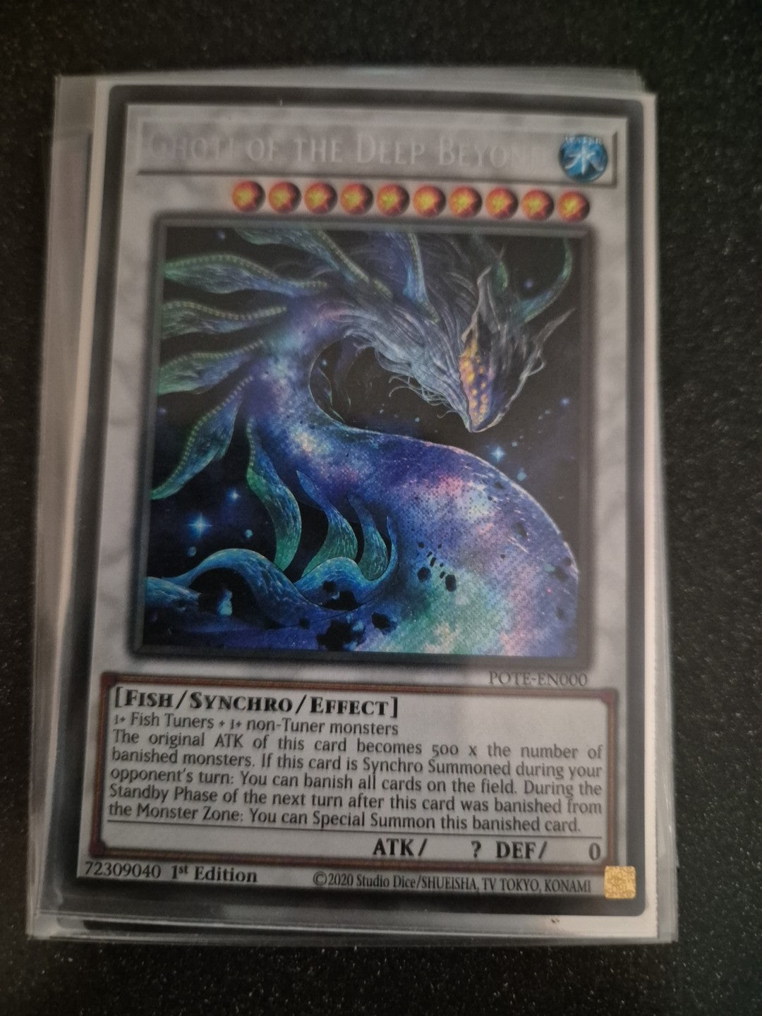Yu-Gi-Oh! Ghoti Of The Deep Beyond - Secret Rare - POTE-EN000 - 1st Ed NM