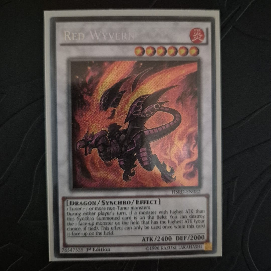 Red Wyvern - HSRD-EN022 - Secret Rare 1st Edition yugioh konami