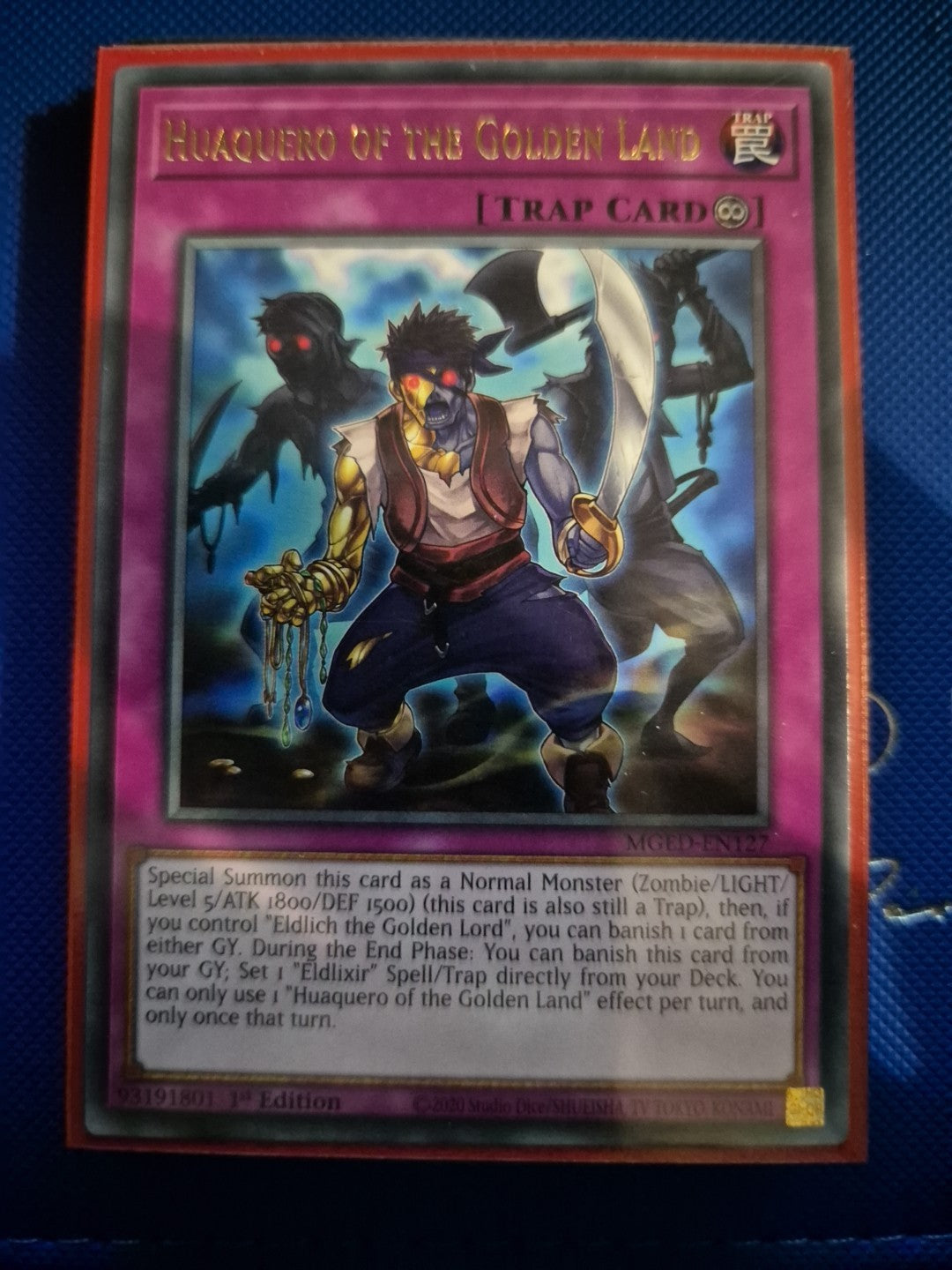Huaquero of the Golden Land - MGED-EN127 - Rare  - 1st Edition - Yugioh
