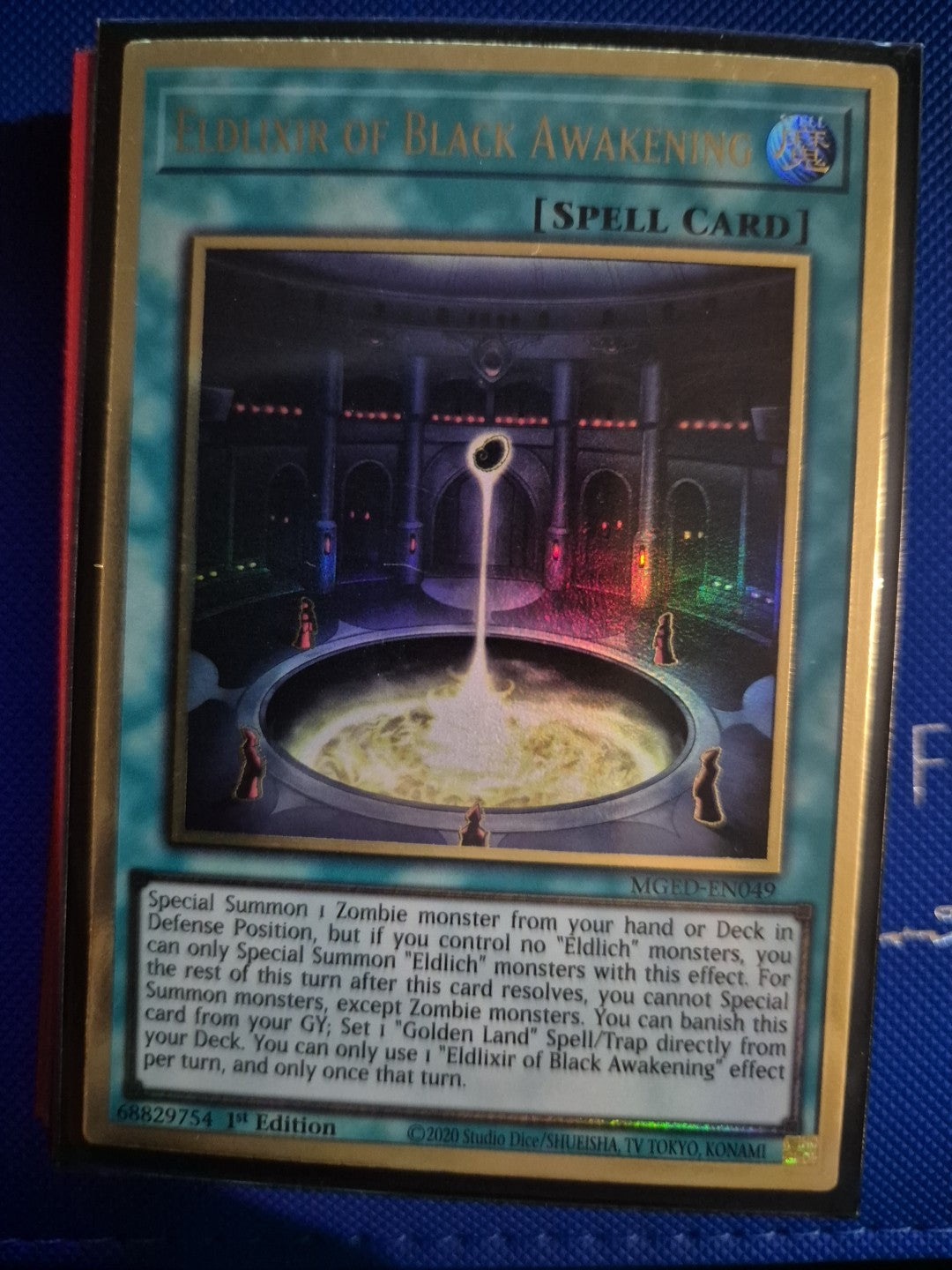 Gold Rare Eldlixir Of Black Awakening! MGED-EN049