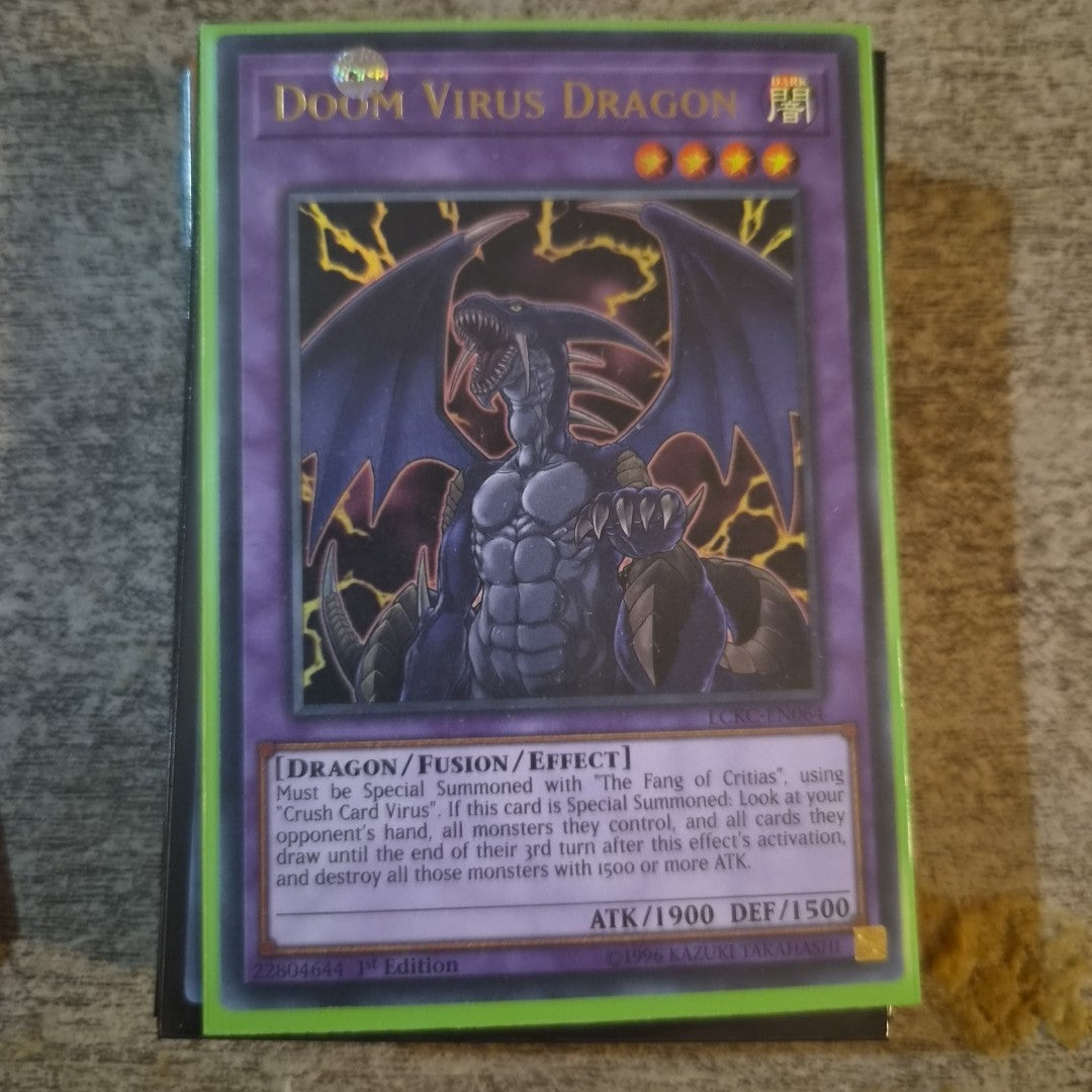 Yu-Gi-Oh! TCG Doom Virus Dragon Legendary Collection Kaiba LCKC-EN064 1st...