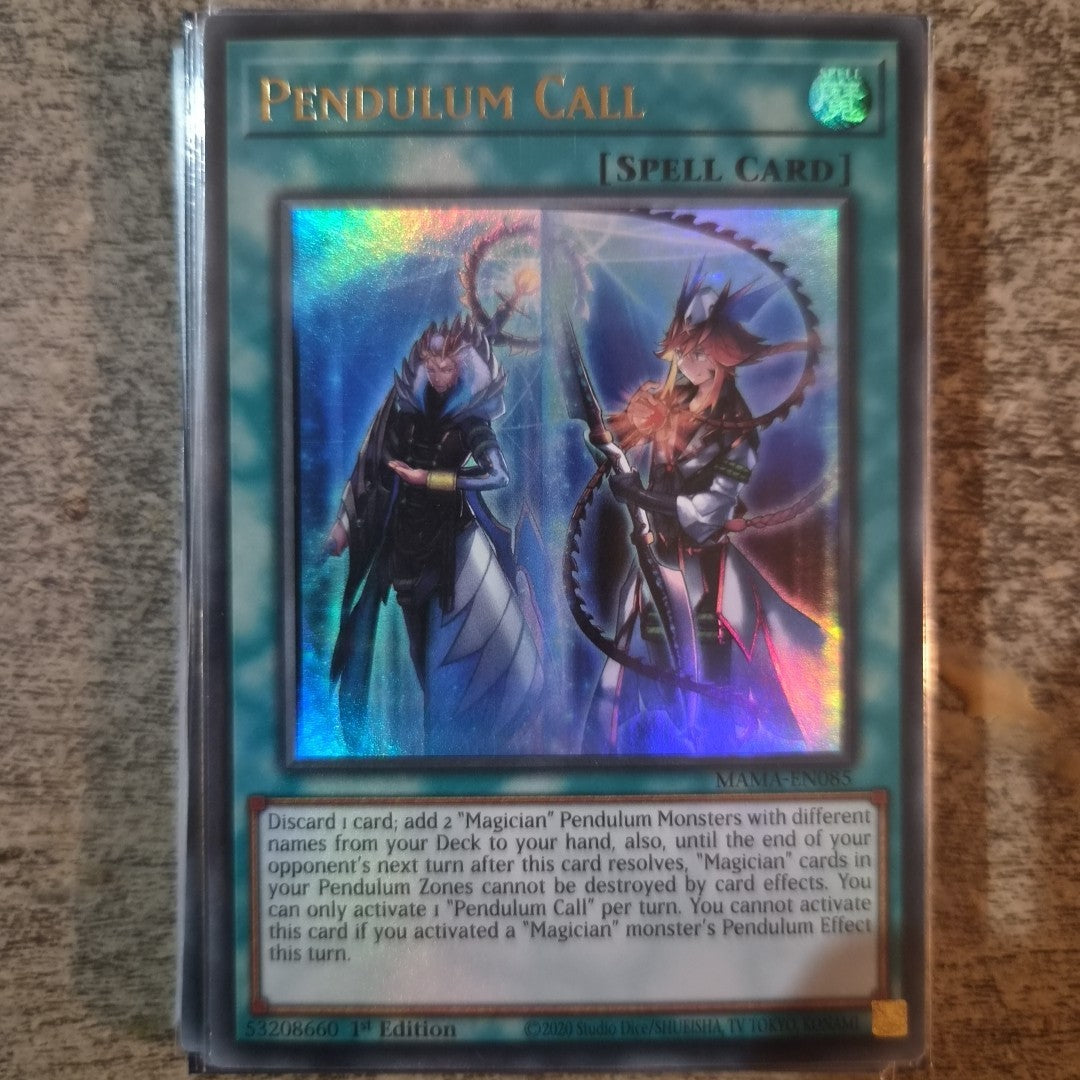 Yugioh Pendulum Call MAMA-EN085 1st Edition Ultra Rare NM-MINT