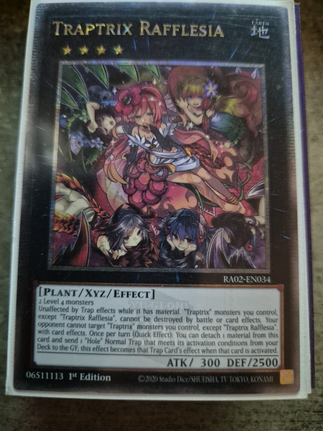 Traptrix Rafflesia RA02-EN034 QCR Yugioh