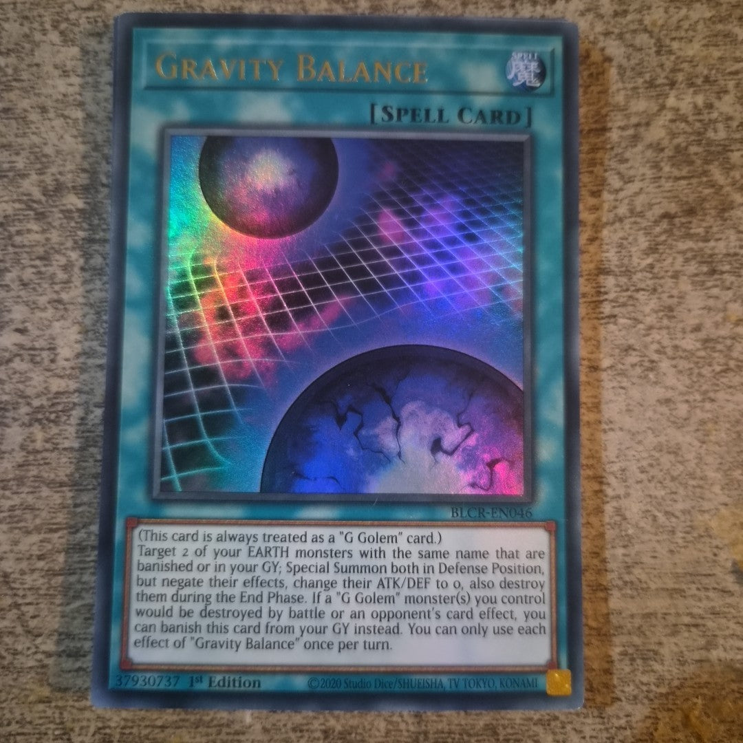 Yu-Gi-Oh! TCG Gravity Balance Battles of Legend: Crystal Revenge BLCR-EN046 1st