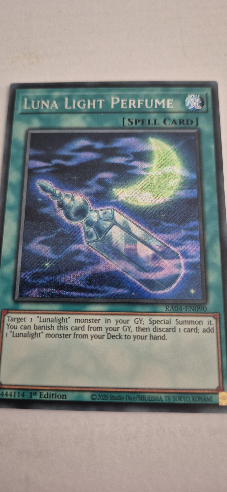 Luna Light Perfume RA04-EN090 Secret Rare 1st Edition YuGiOh TCG Card