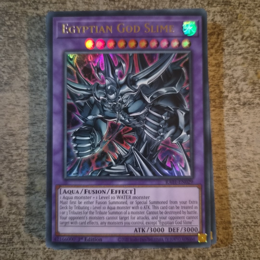 Egyptian God Slime - RA01-EN029 - Ultra Rare - 1st Edition Yugioh