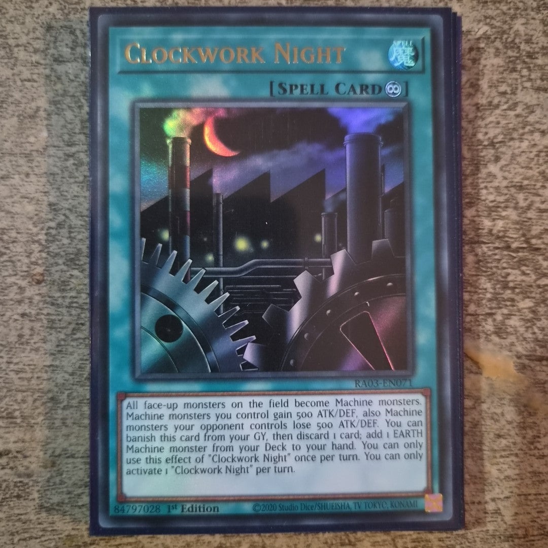 Yugioh Clockwork Night RA03-EN071 Ultra Rare 1st Edition