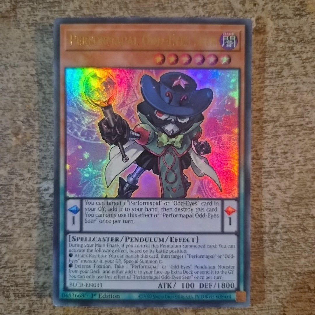 Yu-Gi-Oh! TCG Performapal Odd-Eyes Seer Battles of Legend: Crystal Revenge...