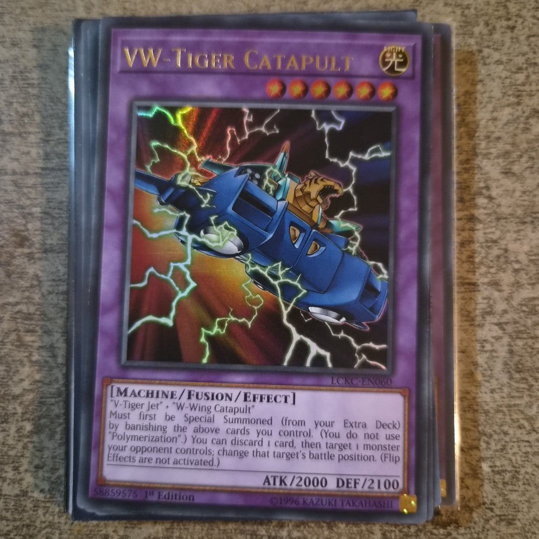 YuGiOh VW-Tiger Catapult Ultra Rare 1st Edition LCKC-EN060