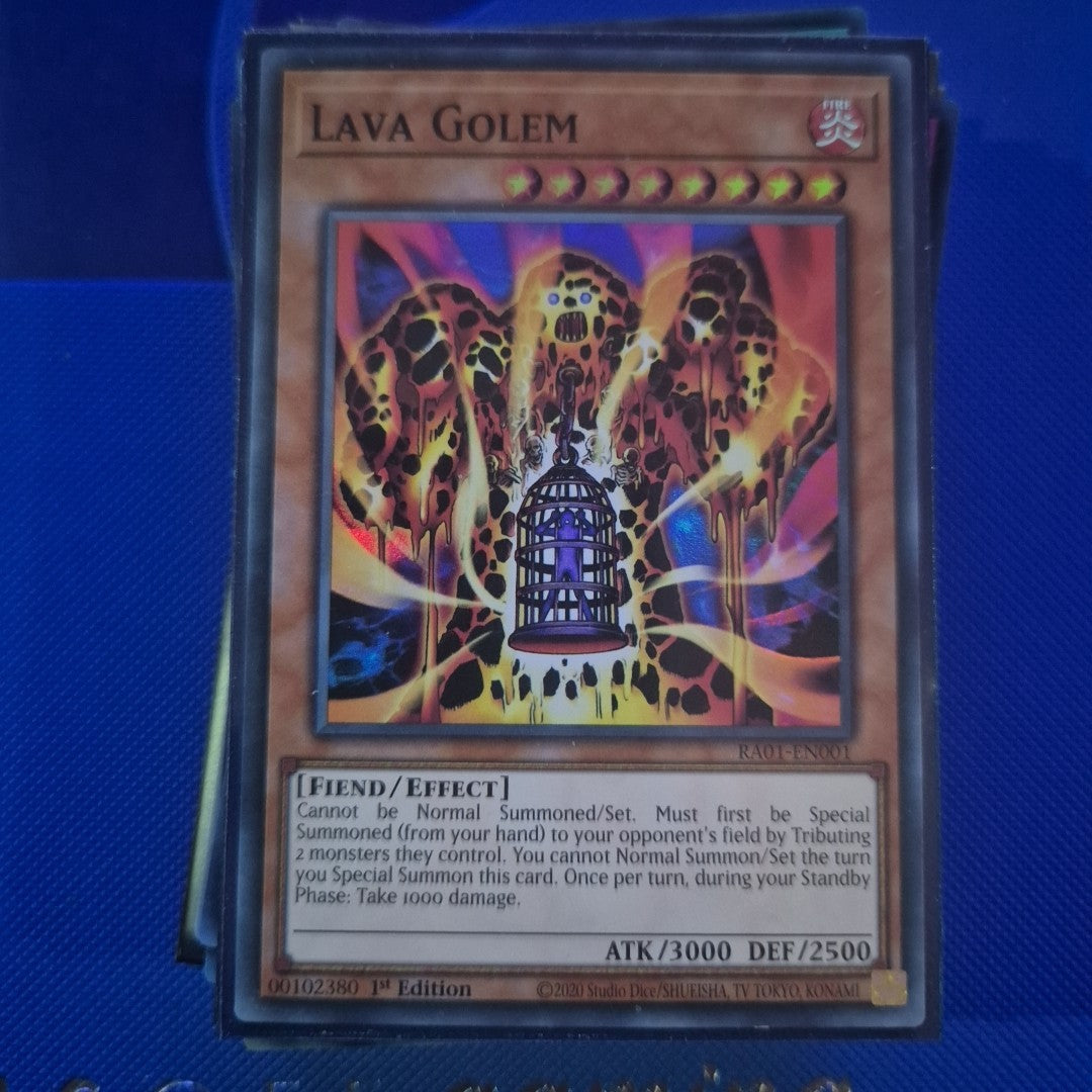 Lava Golem | RA01-EN001 | Super Rare NM 1st Ed | Yugioh