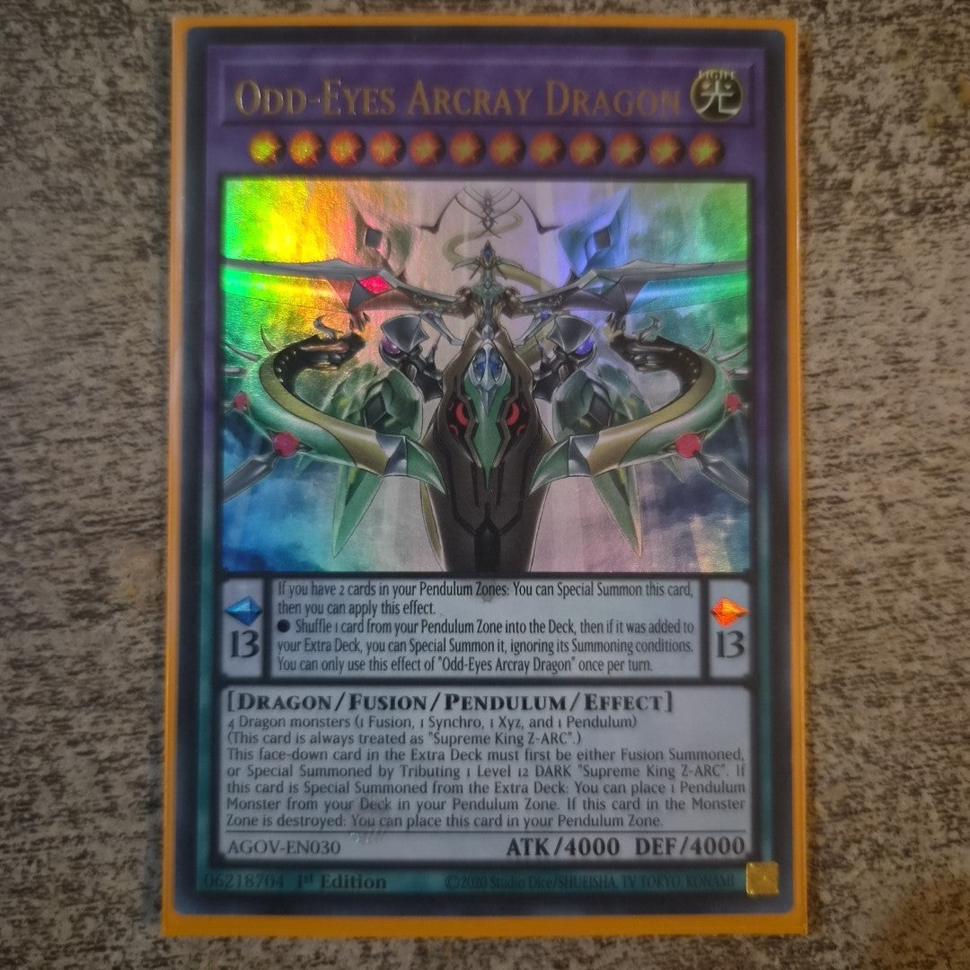 Odd-Eyes Arcray Dragon AGOV-EN030 1st Ultra Rare YuGiOh