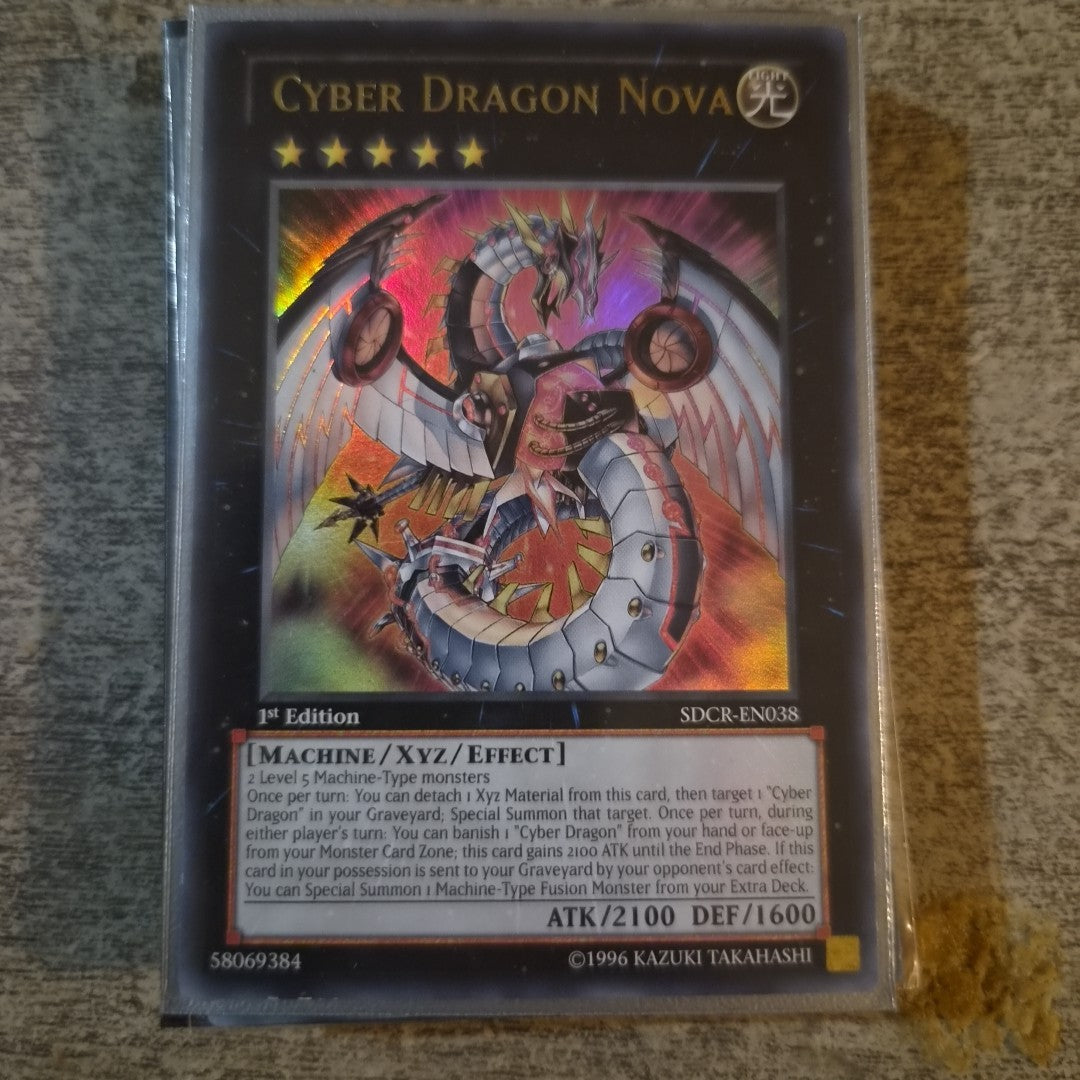 Cyber Dragon Nova SDCR-EN038 1st Edition Ultra Rare, NM