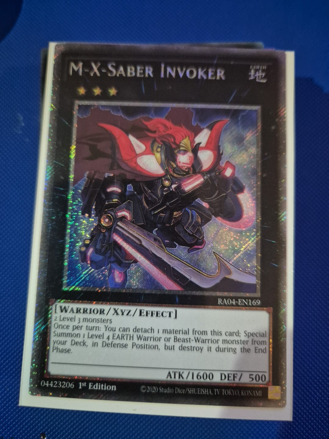 M-X-Saber Invoker - RA04-EN169 - 1st Edition Platinum Secret Rare Near Mint