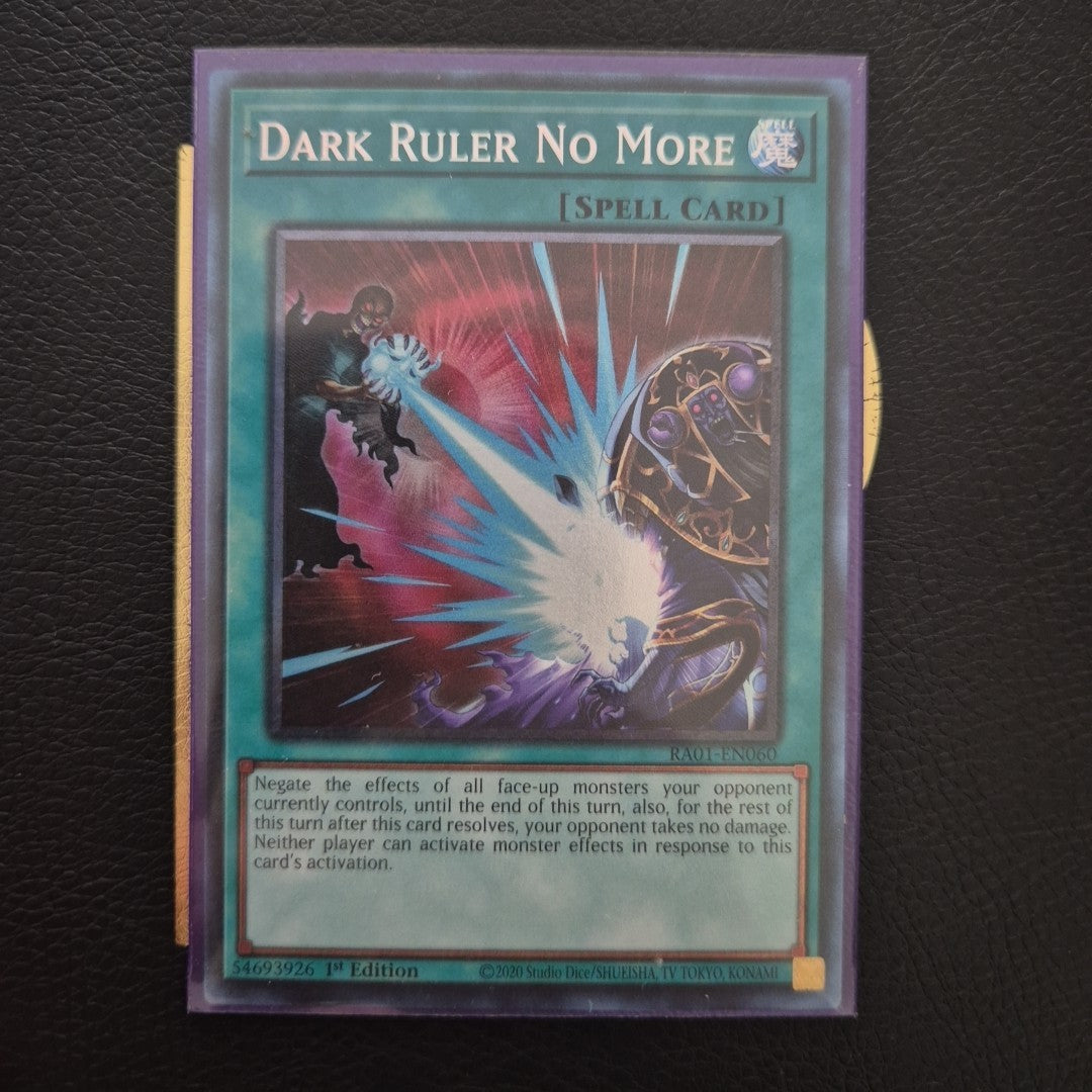 Dark Ruler No More RA01-EN060 Collector’s Rare 1st Edition YuGiOh TCG Card