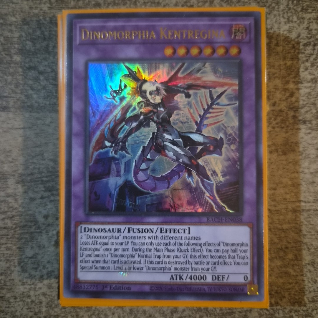 Yu-Gi-Oh! TCG Dinomorphia Kentregina Battle of Chaos BACH-EN038 1st Edition...