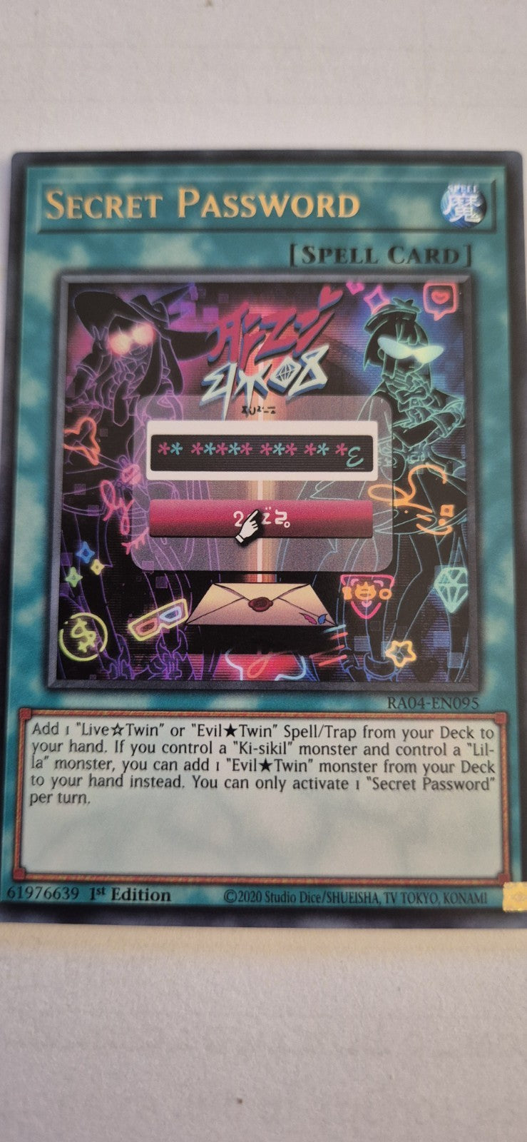 Secret Password - RA04-EN095 - 1st Edition Ultra Rare Near Mint