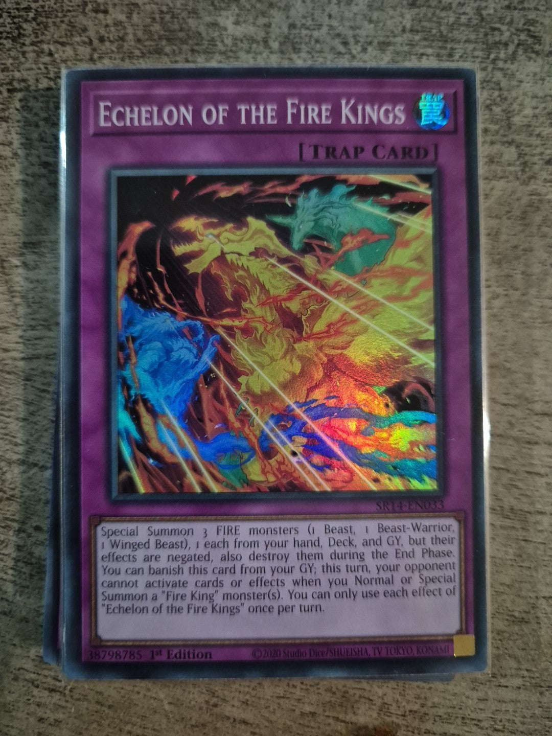 Yu-Gi-Oh! - Echelon of the Fire Kings - SR14-EN033 - Super Rare - 1st Edition