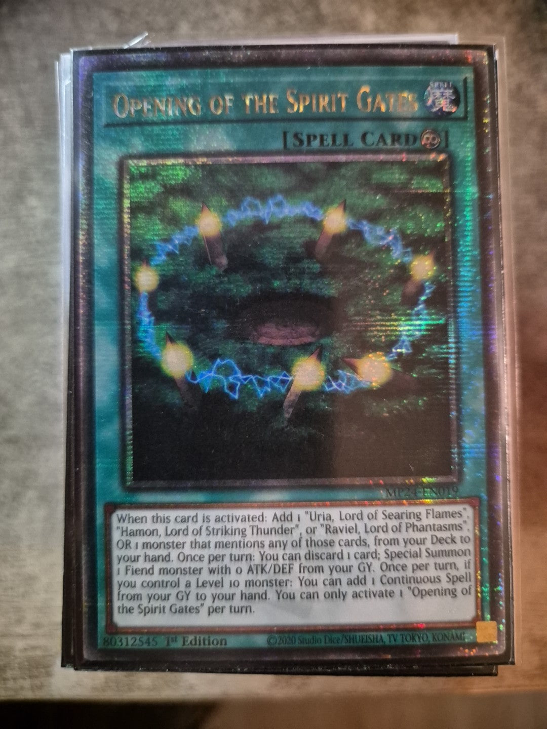 Opening of the Spirit Gates MP24-EN019 Quarter Century Secret Rare 1st Ed Yugioh