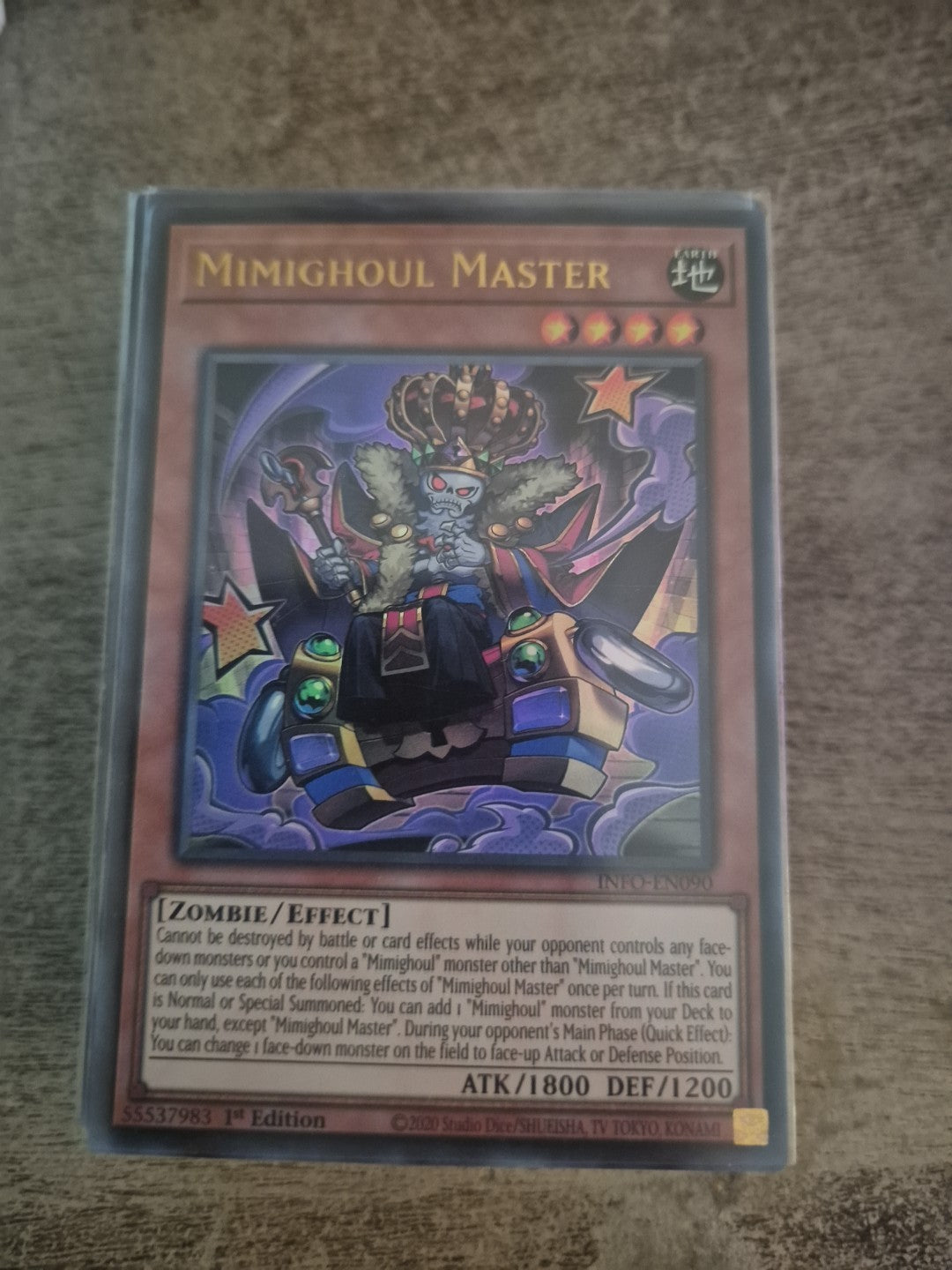 Mimighoul Master - INFO-EN090 - Ultra Rare - 1st Edition - Yugioh