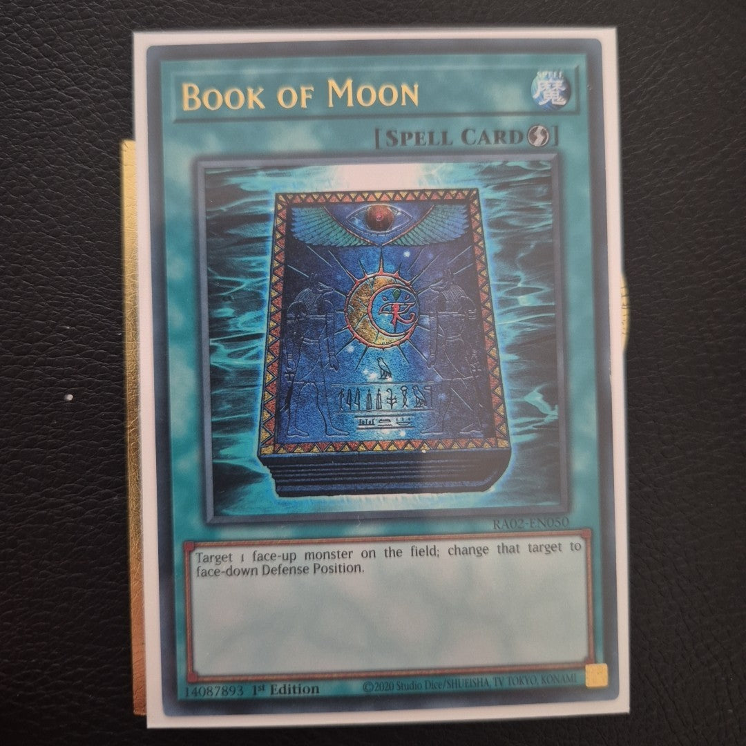 Yugioh Book of Moon RA02-EN050 Ultra Rare 1st Edition NM