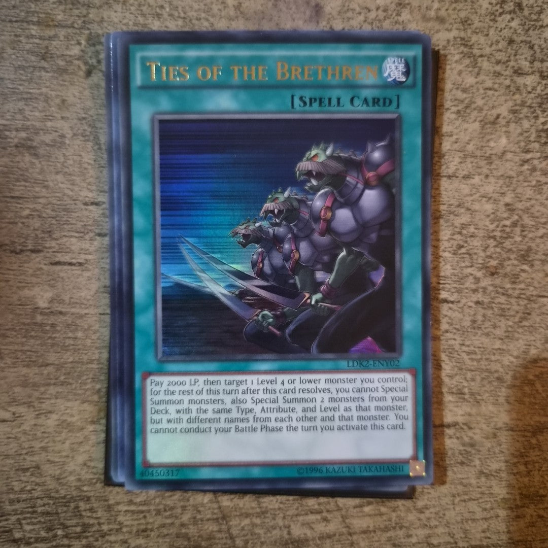 Yugioh Ties of the Brethren LDK2-ENY02 Ultra Rare NM