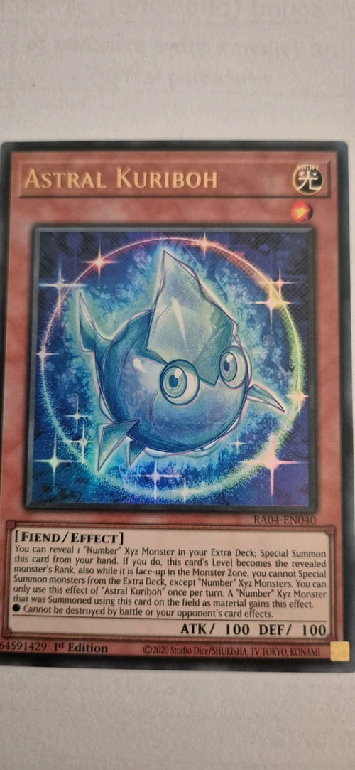 Astral Kuriboh - RA04-EN040 - 1st Edition Ultra Rare Near Mint