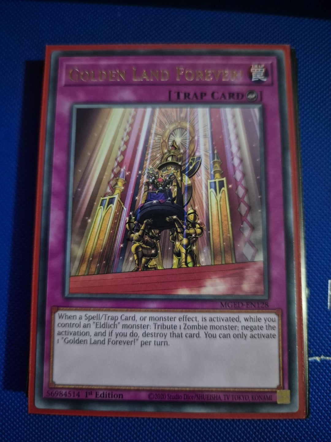 Golden Land Forever! - MGED-EN128 - Rare  - 1st Edition -  Yugioh