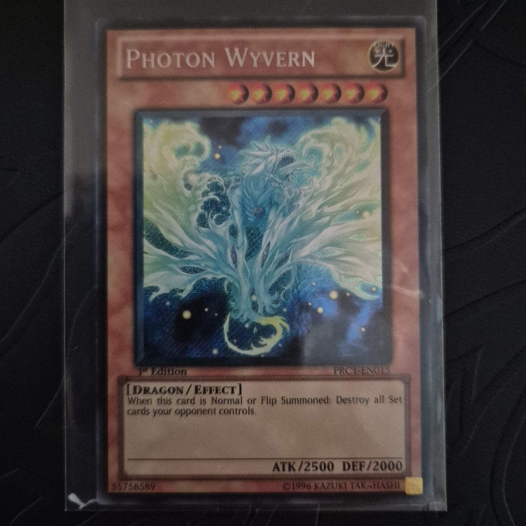 Photon Wyvern - PRC1-En015 - Secret Rare, 1st Edition Near Mint Yugioh
