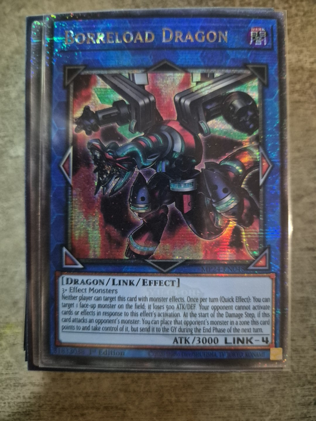 Borreload Dragon - MP24-EN048 - Quarter Century Secret Rare 1st Edition