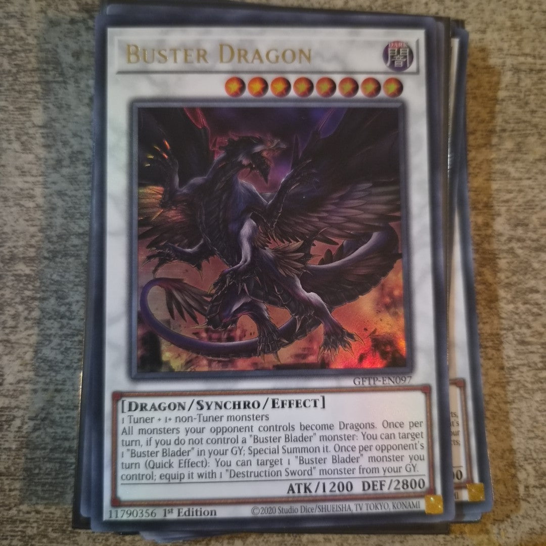 Buster Dragon - GFTP-EN097 - Ultra Rare  1st Edition Yugioh