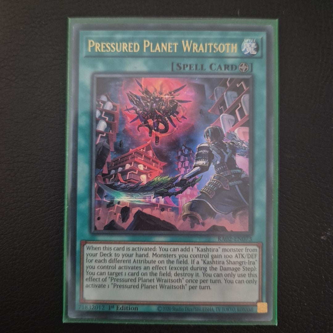 Pressured Planet Wraitsoth RA02-EN073 Ultra Rare Yugioh Rarity Collection II