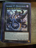 Yugioh Number 97: Draglubion BLHR-EN030 Secret Rare 1st Edition NM