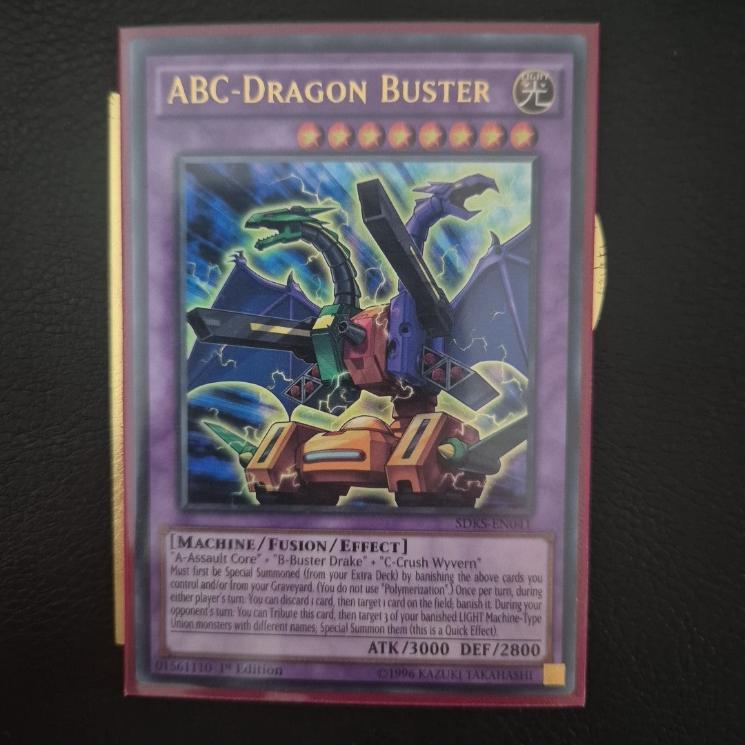 YuGiOh ABC-Dragon Buster Ultra Rare 1st Edition SDKS-EN041