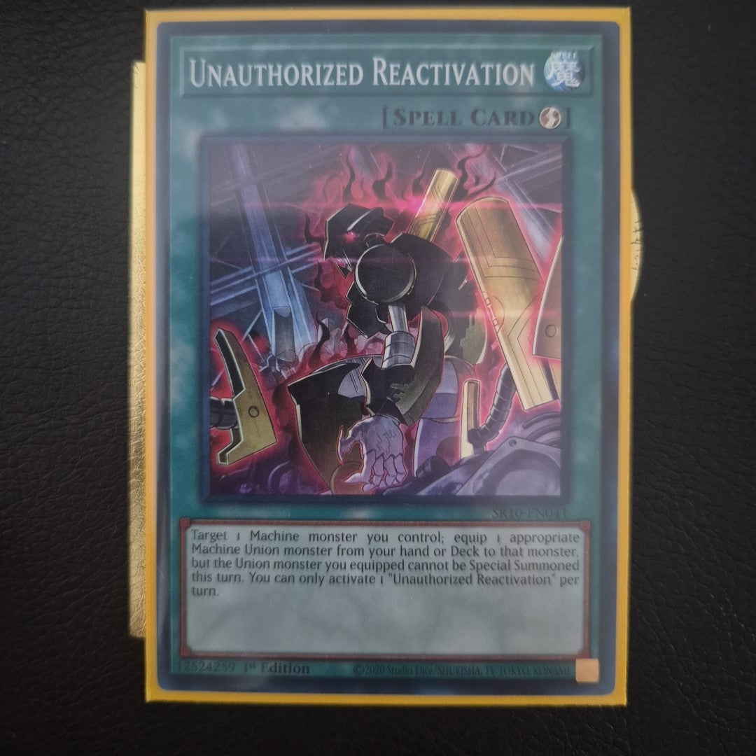 Yu-Gi-Oh! TCG Unauthorized Reactivation Mechanized Madness SR10-EN041 1st...