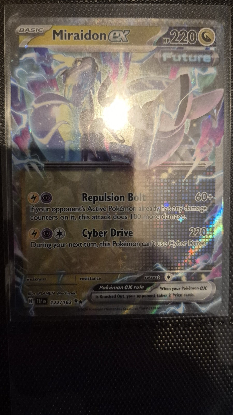 Miraidon ex - 122/162 Temporal Forces Double Rare Pokemon - NM