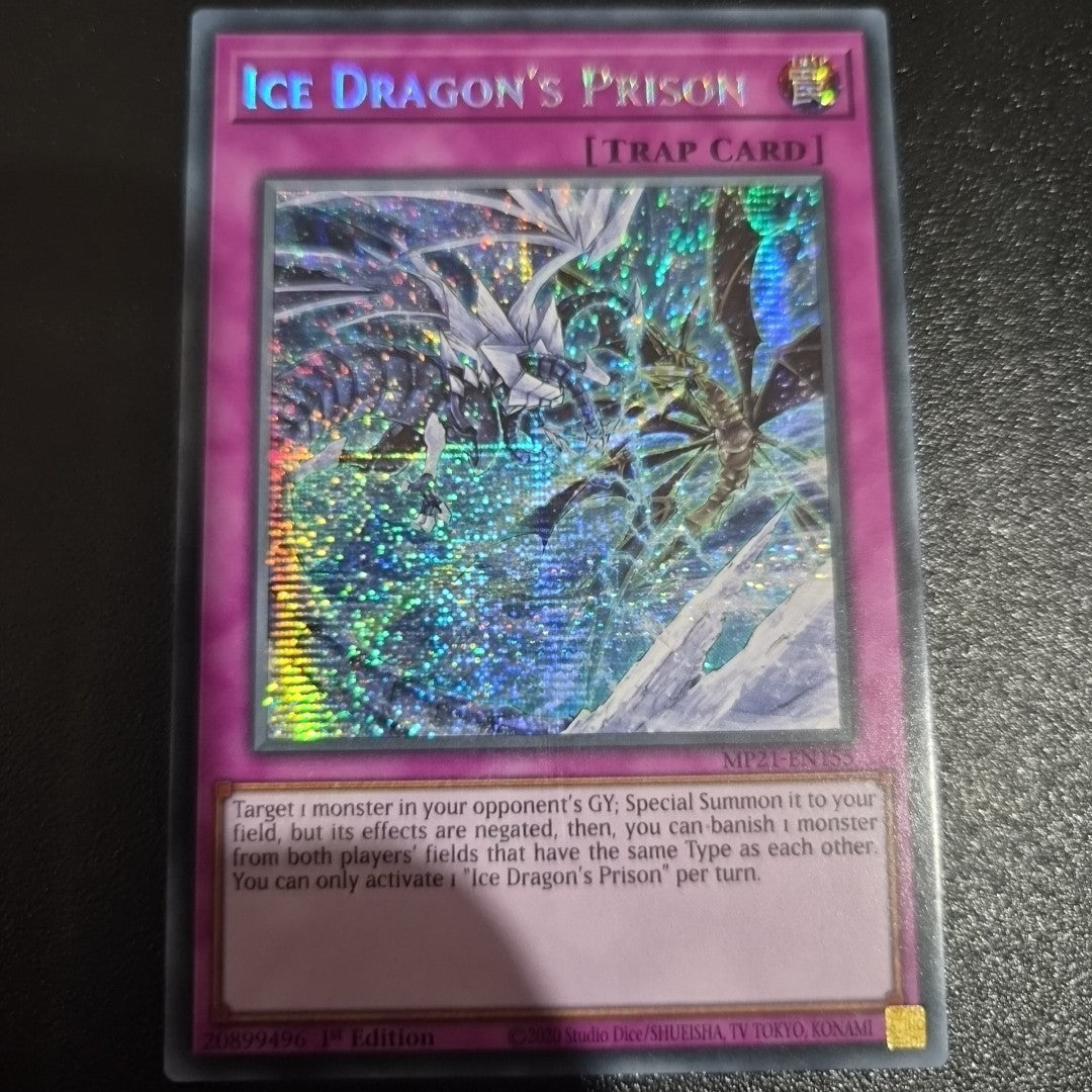 Ice Dragon's Prison - MP21-EN155 - Prismatic Secret Rare - 1st Edition Yugioh