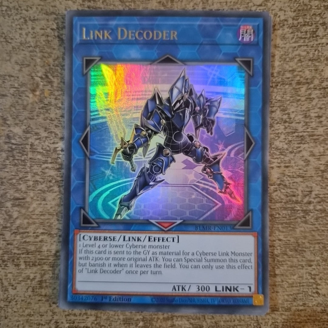 Link Decoder - BLMR-EN013 Ultra Rare 1st Edition