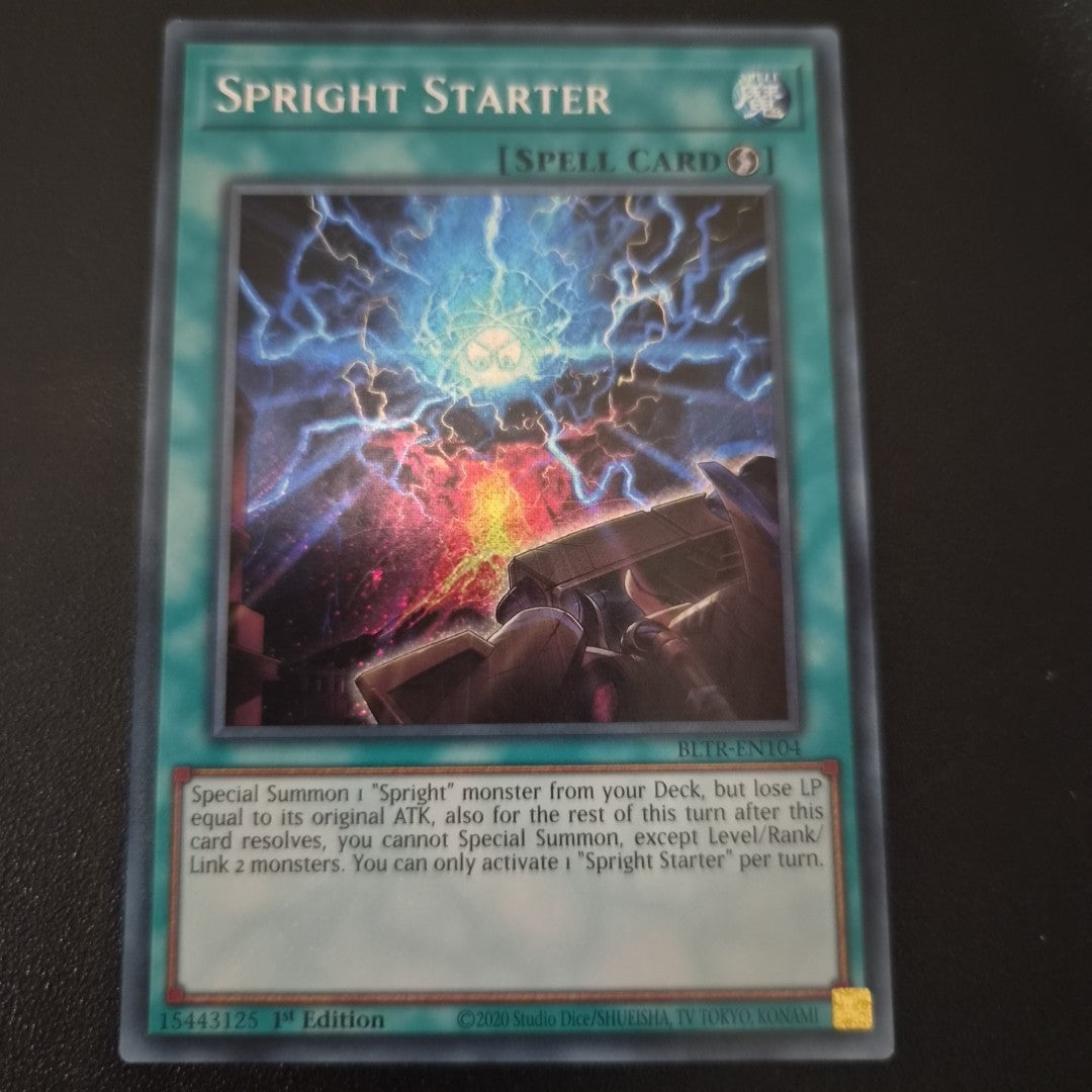 Spright Starter - BLTR-EN104 - Secret Rare - 1st Edition - Yugioh