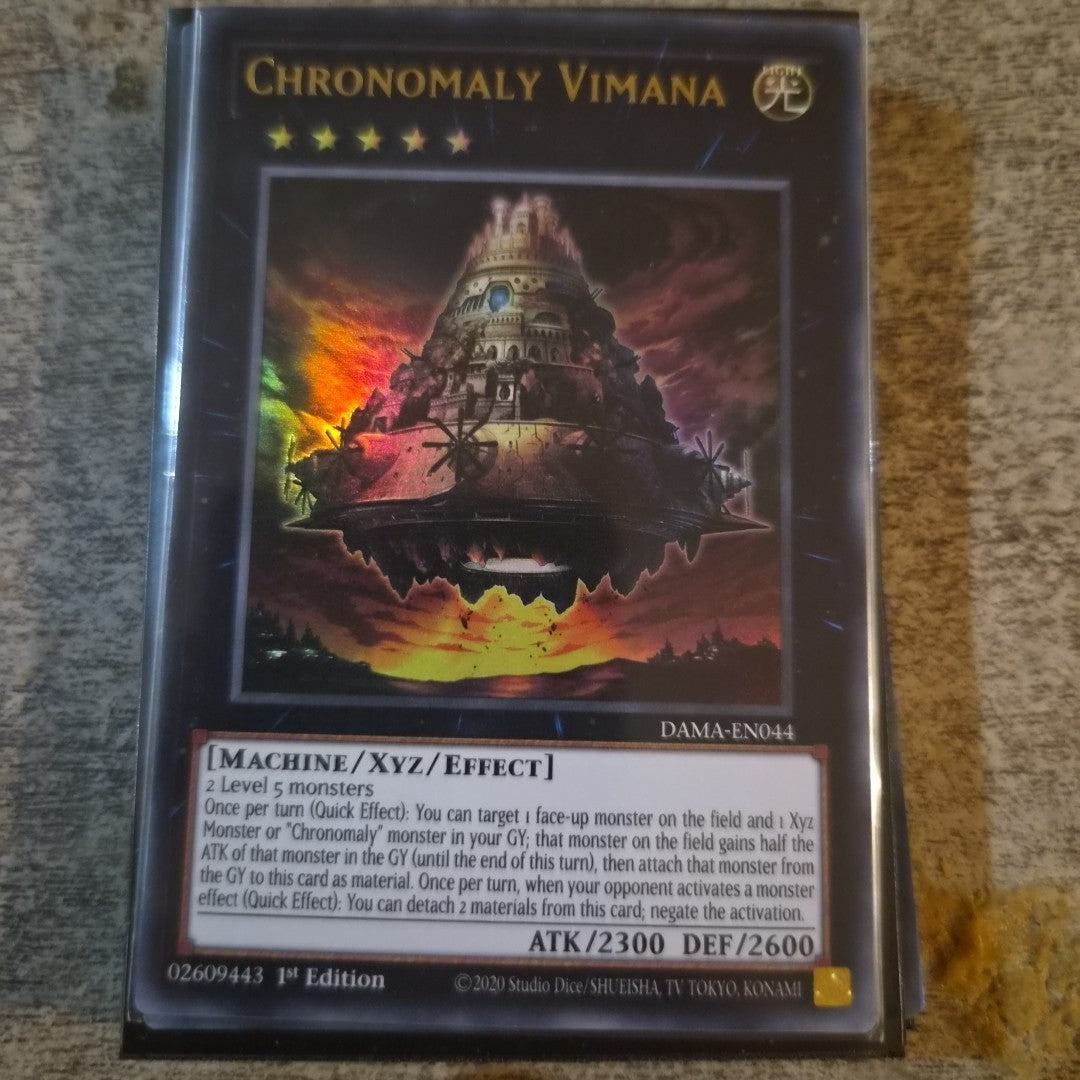Yugioh | Ultra Rare NM | Chronomaly Vimana - DAMA-EN044