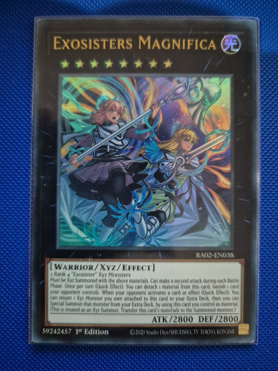 Exosisters Magnifica 1st Edition Ultra Rare RA02-EN038 Yu-Gi-Oh!