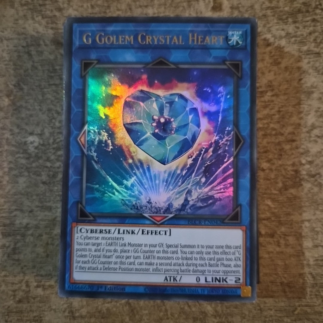 Yu-Gi-Oh! TCG G Golem Stubborn Menhir Battles of Legend: Crystal Revenge...