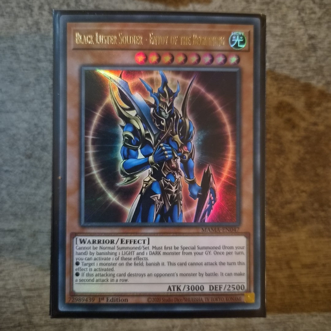 Black Luster Soldier - Envoy of the Beginning - MAMA-EN047 - Ultra Rare - Yugioh