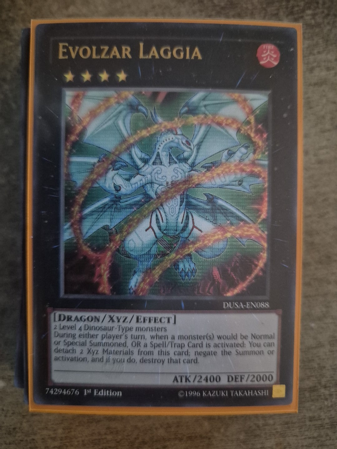 Yu-Gi-Oh! TCG Evolzar Laggia Duelist Saga DUSA-EN088 1st Edition Ultra Rare