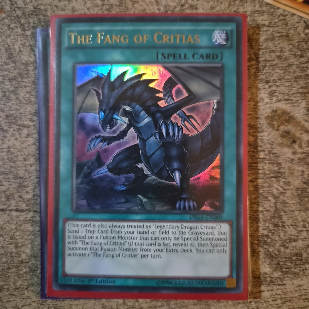 Yu-Gi-Oh! TCG The Fang of Critias Dragons of Legend: Unleashed DRL3-EN060 1st...