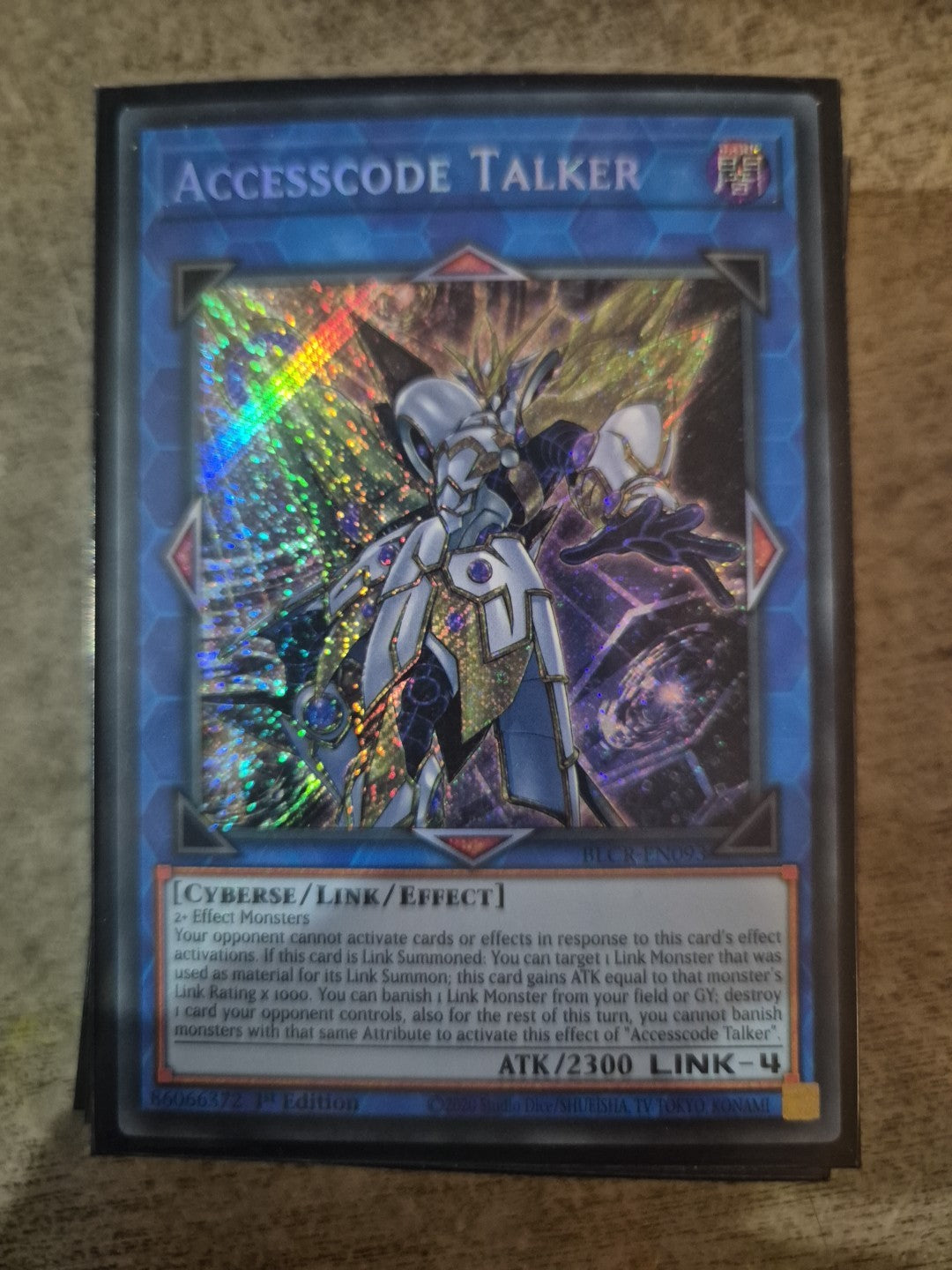 Yugioh - Accesscode Talker (BLCR-EN093) - Secret Rare NM