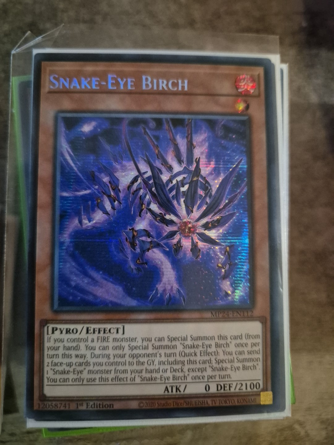 Yugioh Snake-Eye Birch MP24-EN112 Secret Rare 1st Ed NM
